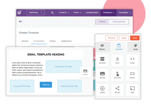 email template heading