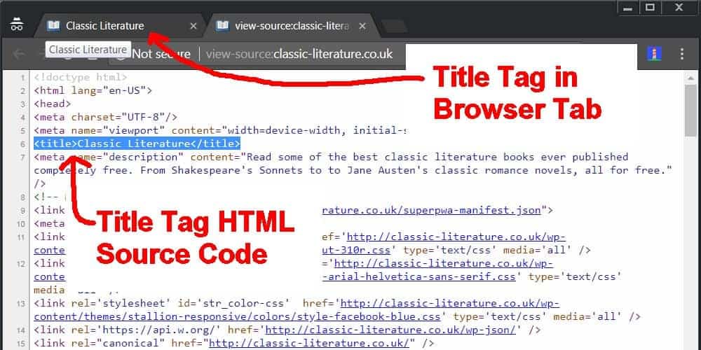 Title Tag for SEO