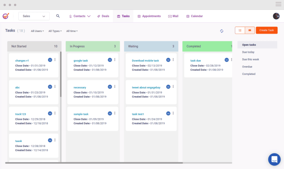 EngageBay's Lead Scoring