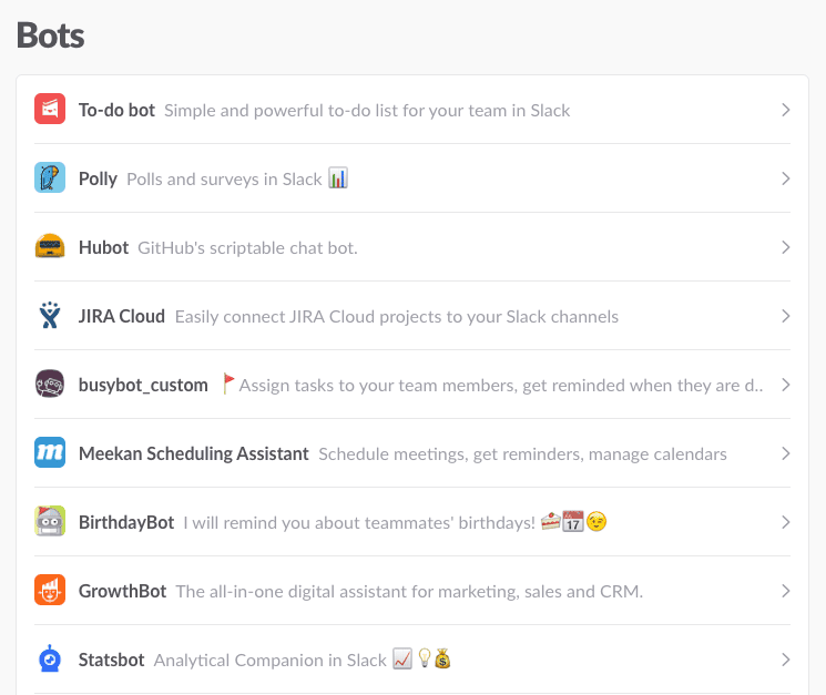 type of chatbot