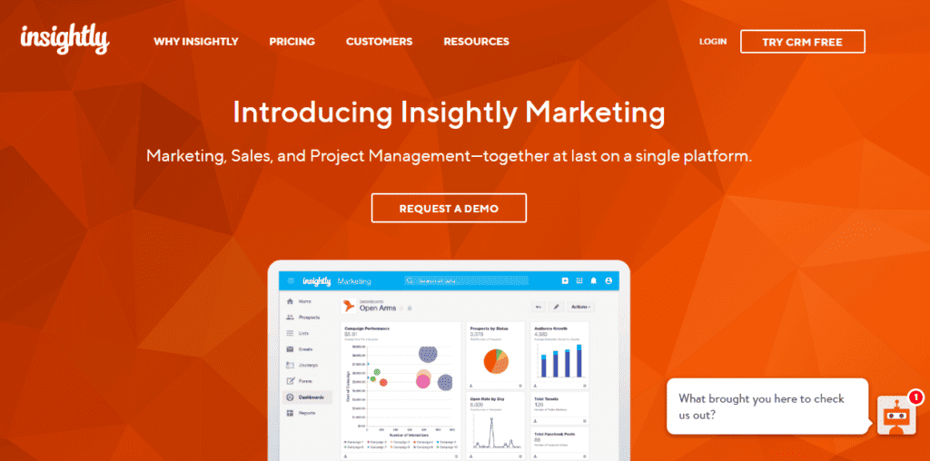 Insightly CRM system