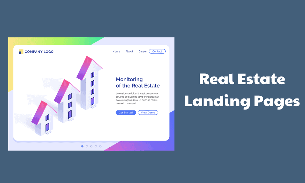 real estate landing page