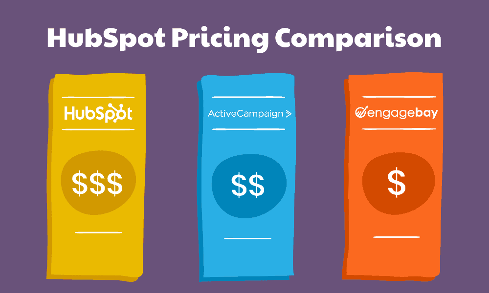HubSpot Pricing Compared With its Top Two Alternatives