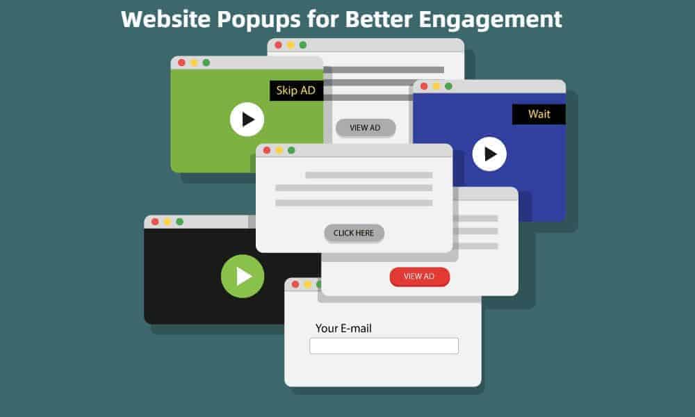 website popups