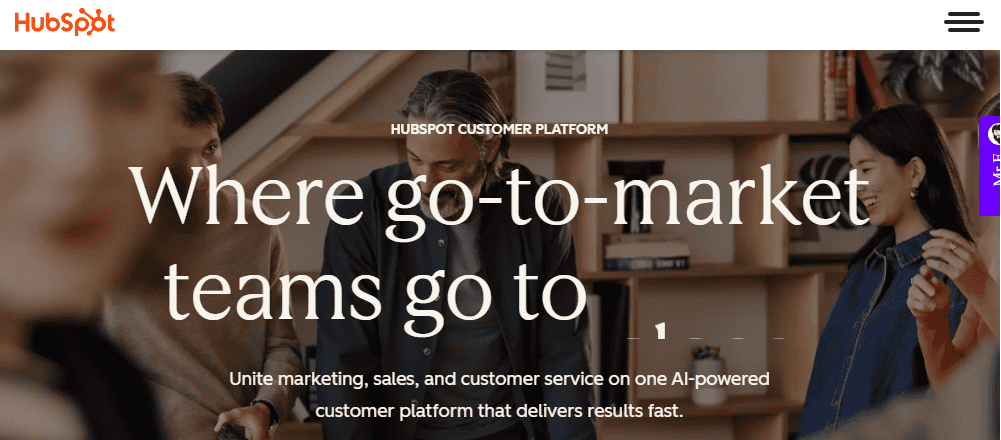HubSpot dashboard screenshot 2026