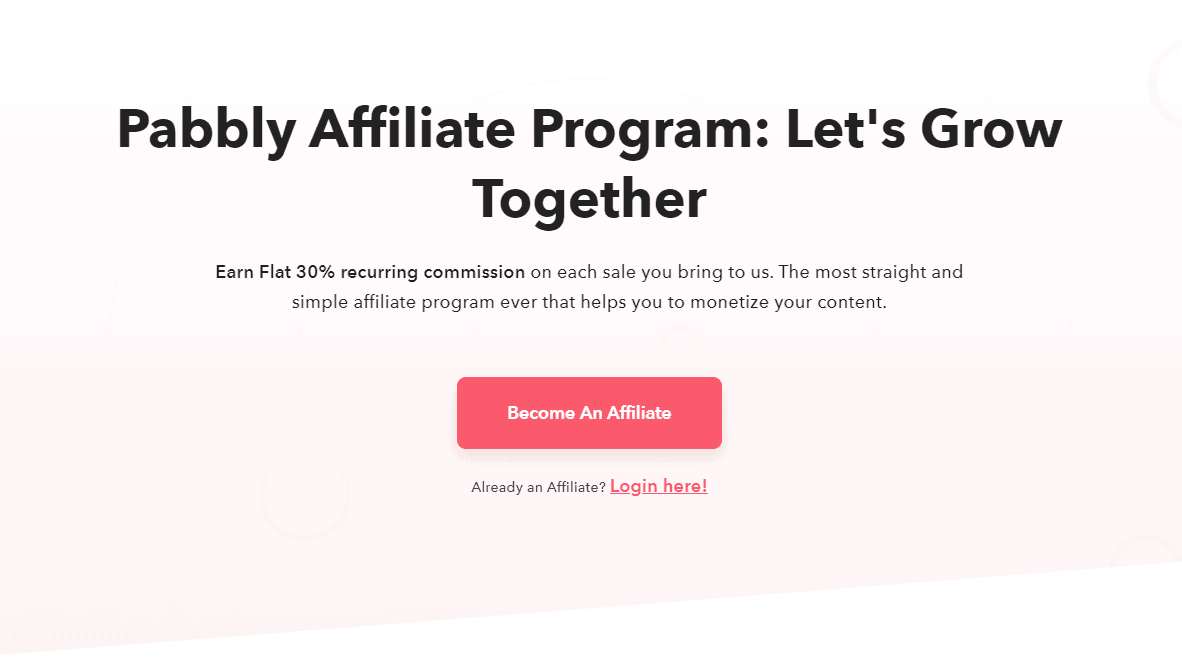 Pabbly SaaS affiliate program