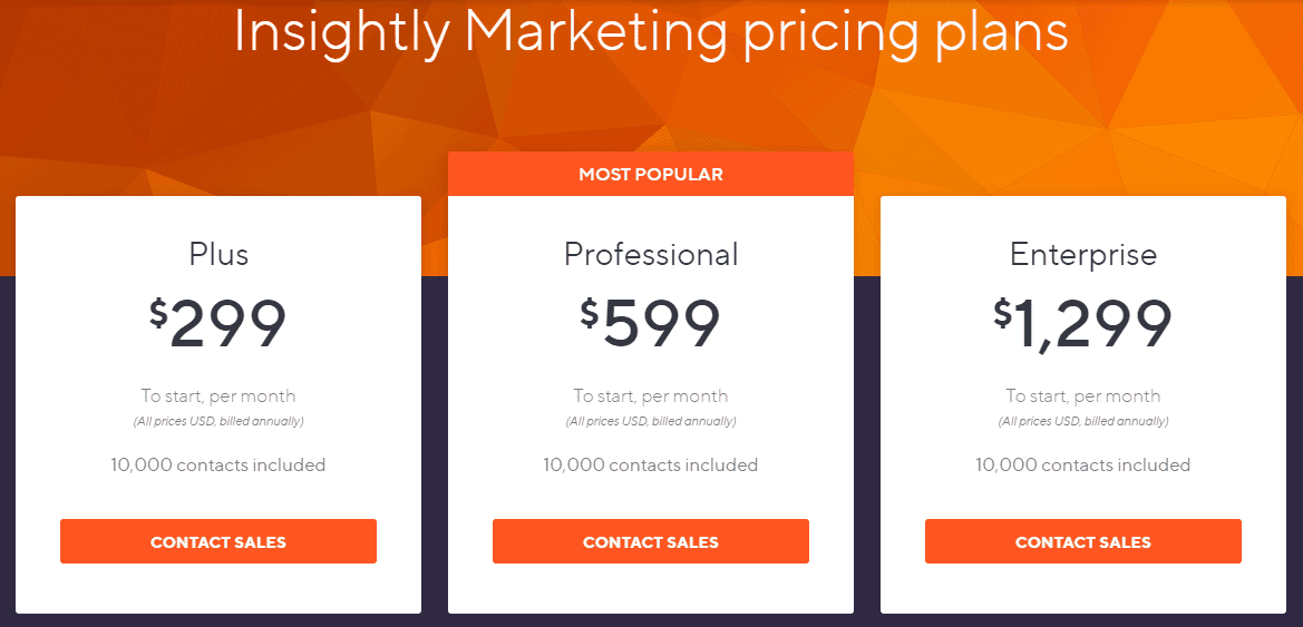 Insightly pricing