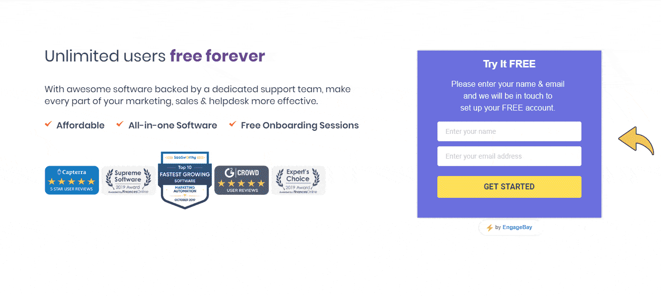 EngageBay Free forever