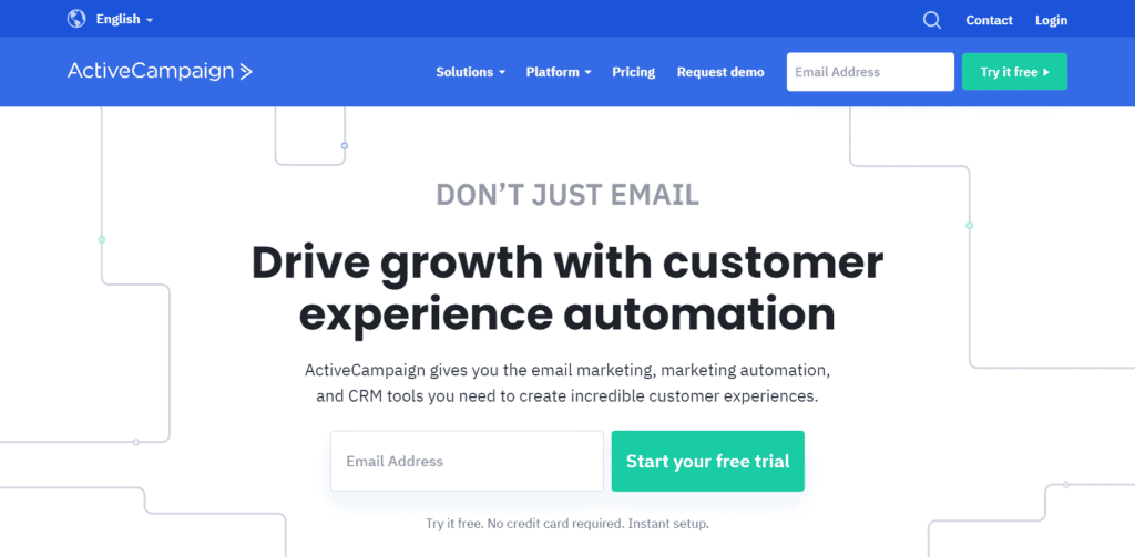 HubSpot alternatives -- ActiveCampaign