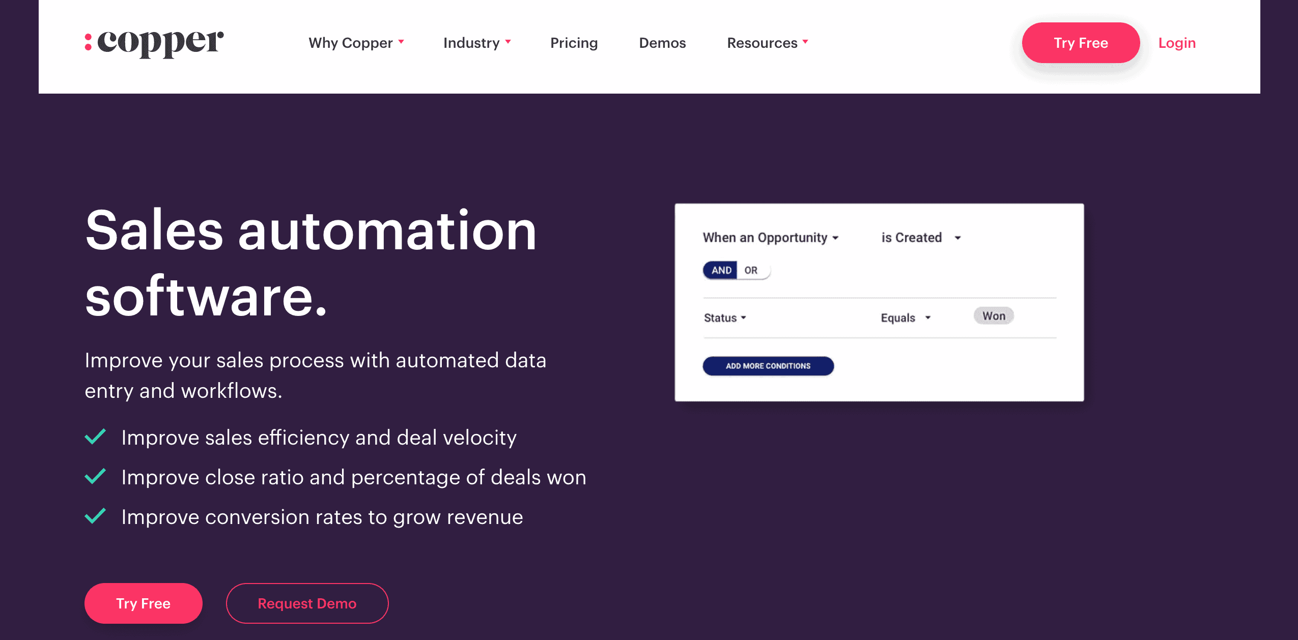 copper sales automation platform