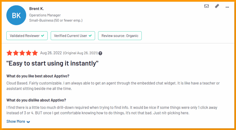 Apptivo Review