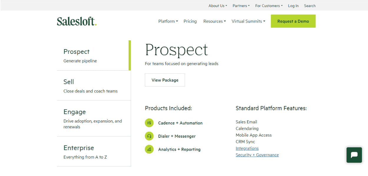 salesloft pricing