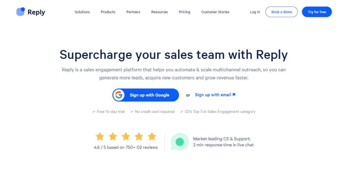 Reply - sales automation tool