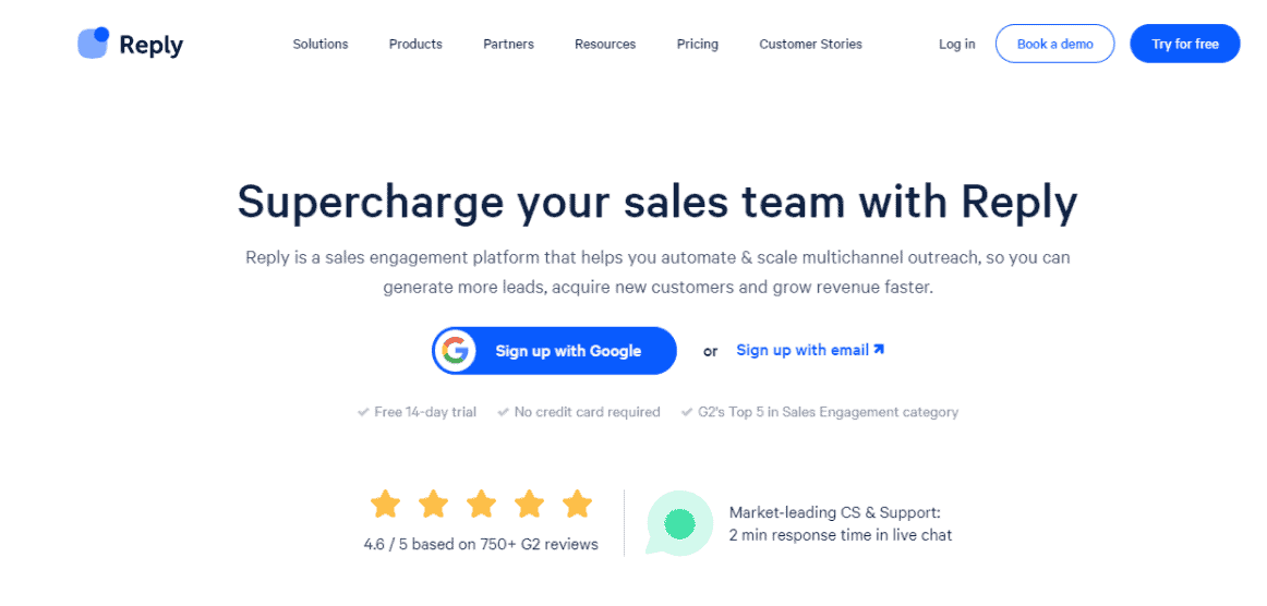 reply sales tool