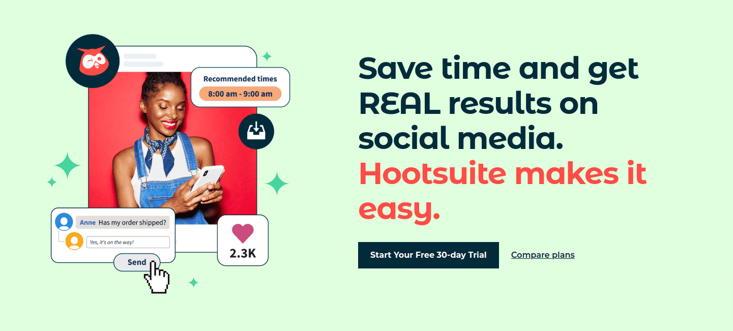 Hootsuite customer service platform