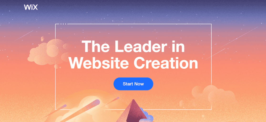 Wix - long form landing page