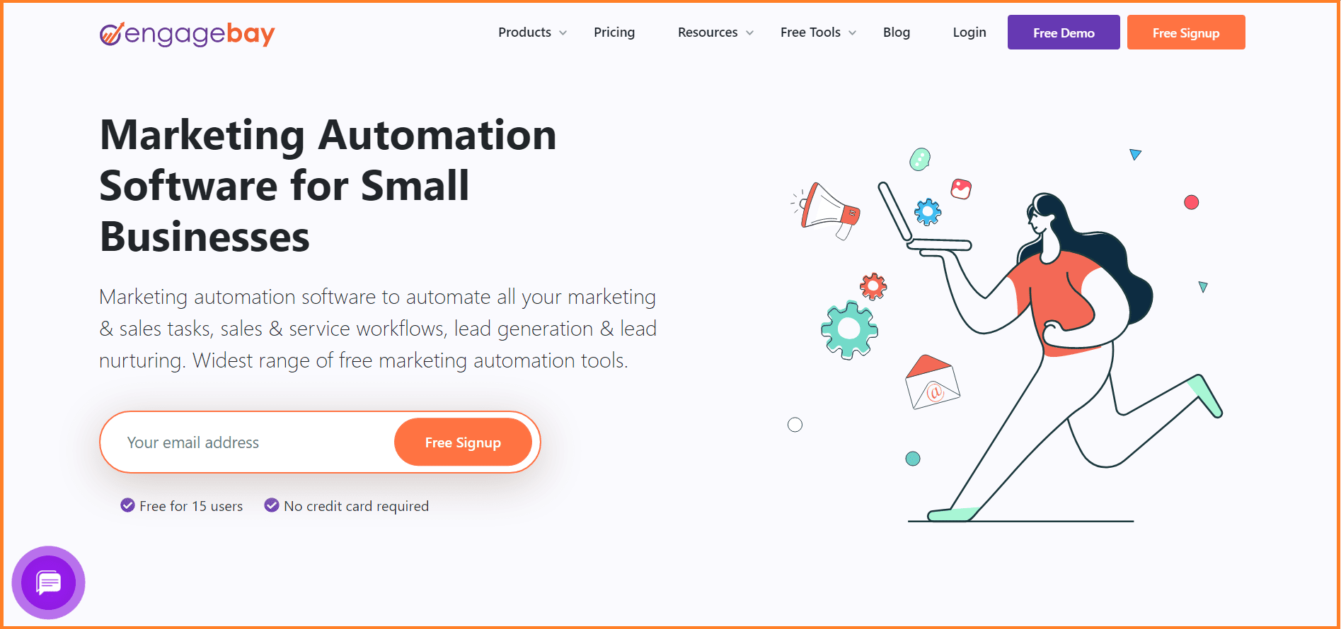 marketing automation software EngageBay 