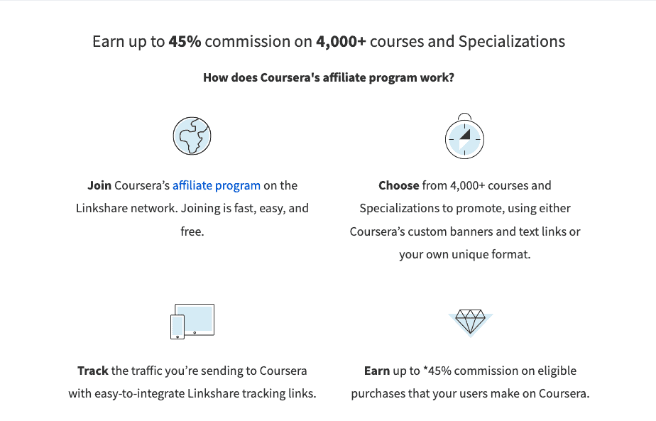 Coursera SaaS affiliate program