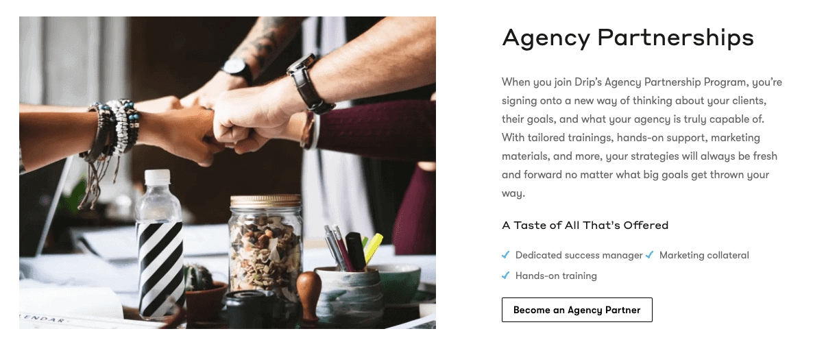 Drip SaaS affiliate program