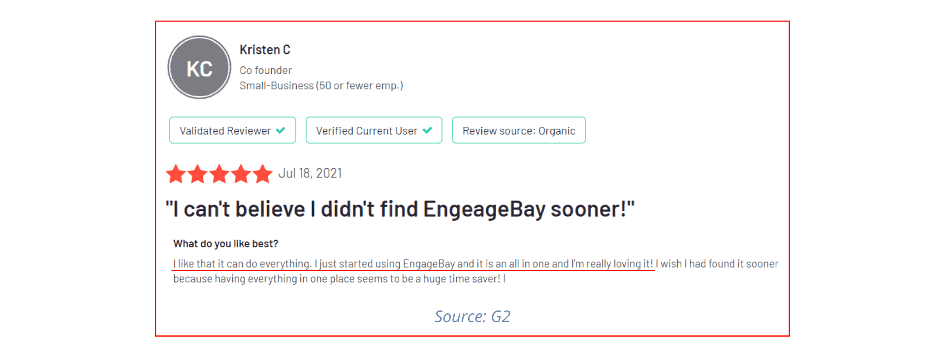 EngageBay review