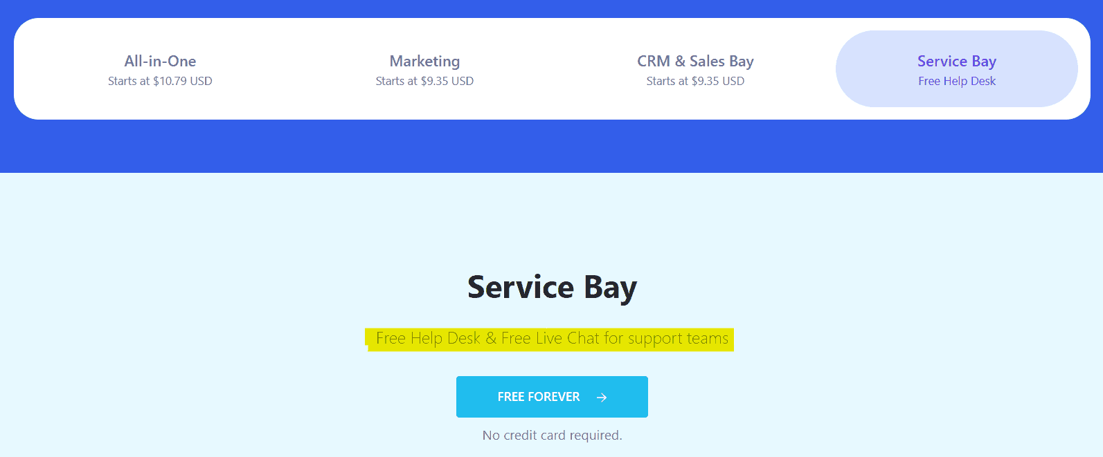 Engagebay service bay