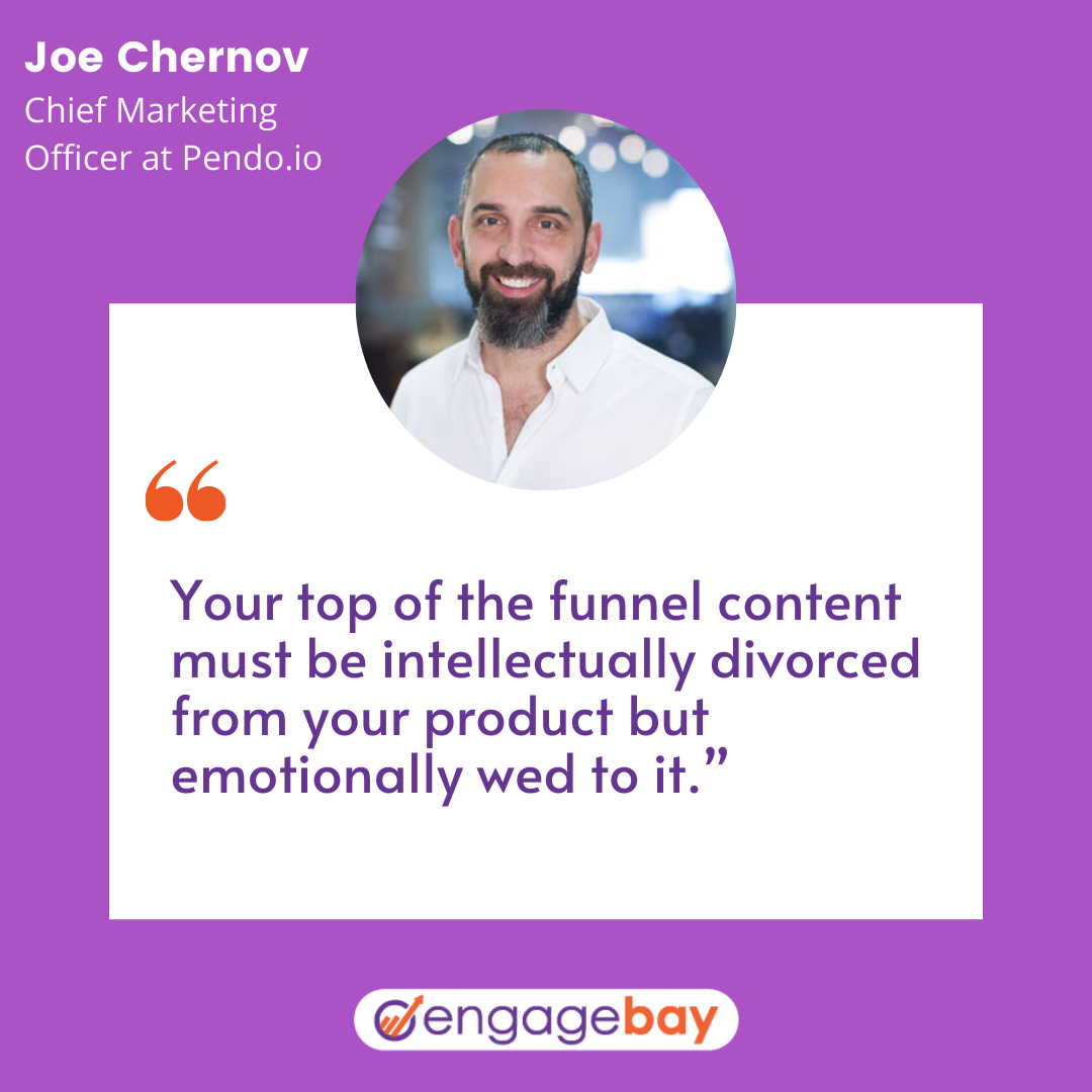 content marketing quotes by Joe Chernov