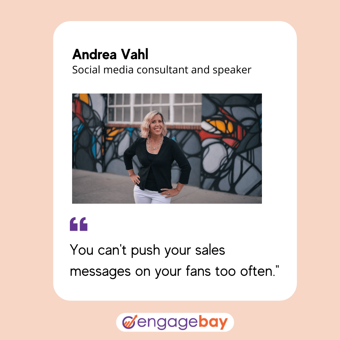 content marketing quotes by Andrea Vahl