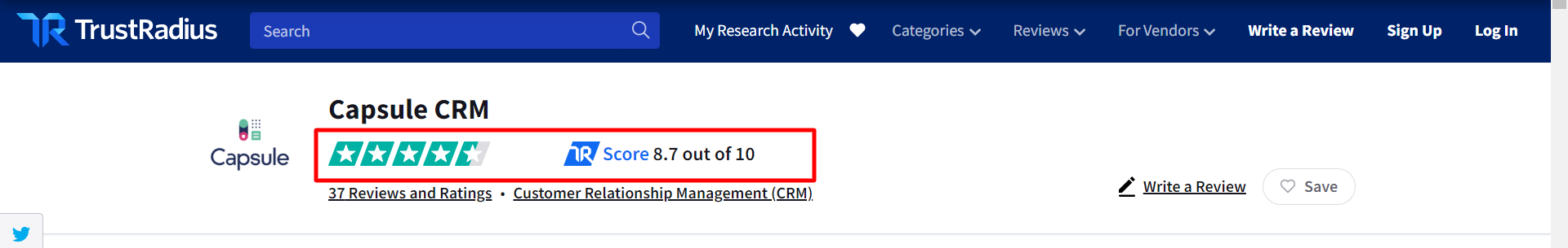 Capsule CRM ease of use