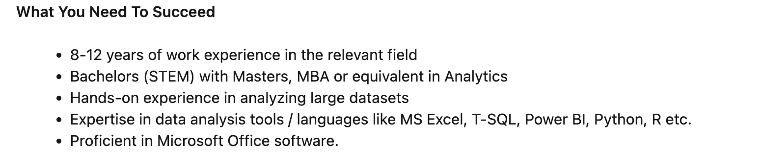 sales performance analyst job title