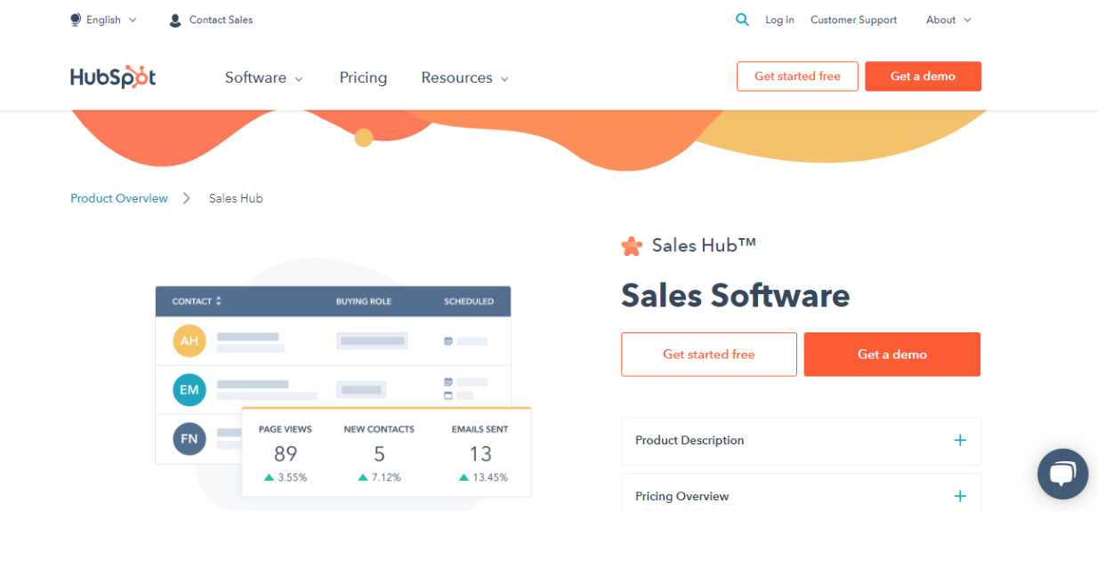 HubSpot CRM sales platform