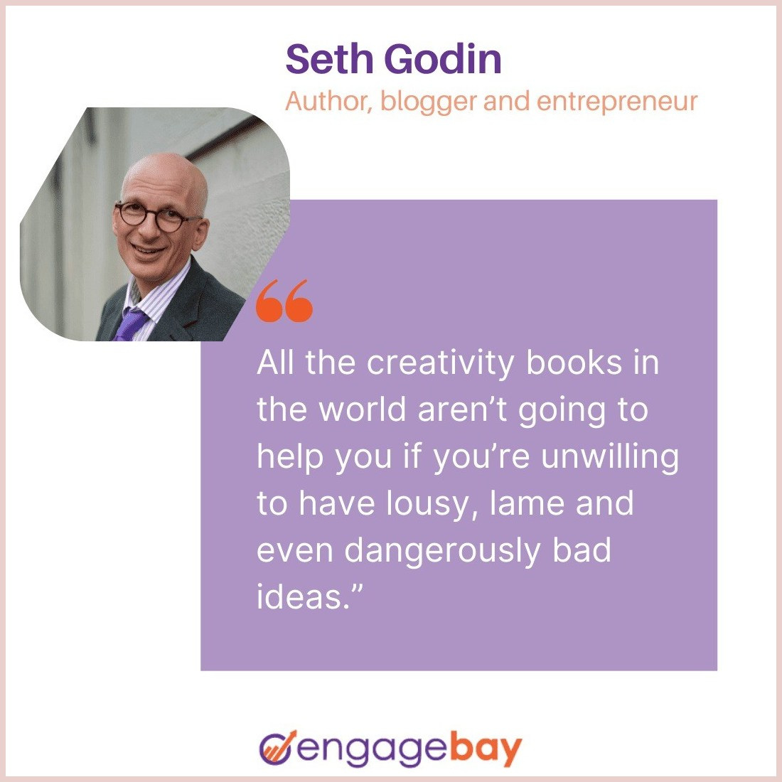 content marketing quote by Seth Godin