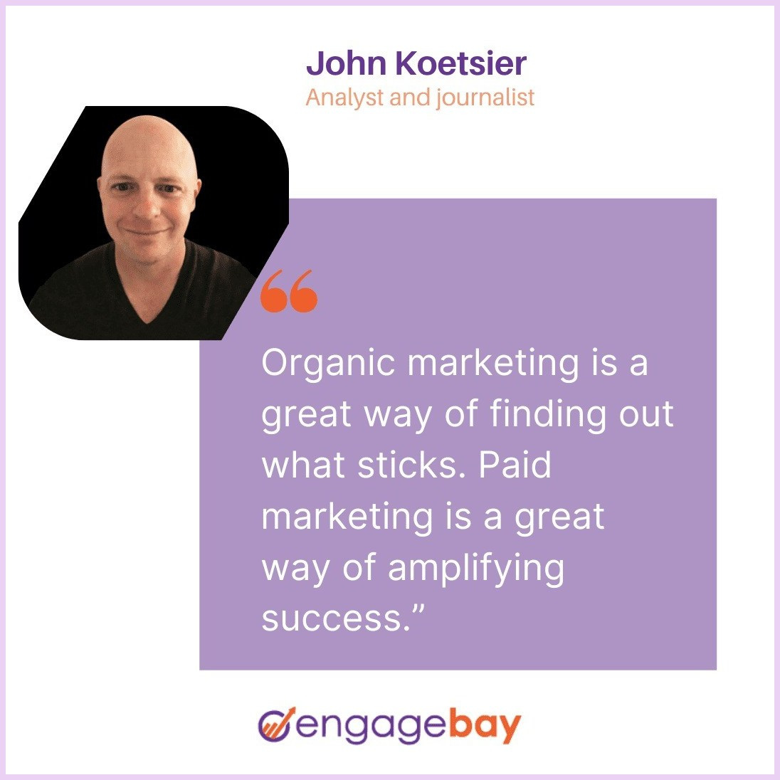 content marketing quote by John Koetsier
