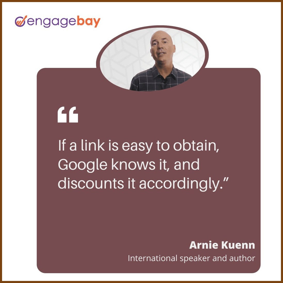 content marketing quote by Arnie Kuenn