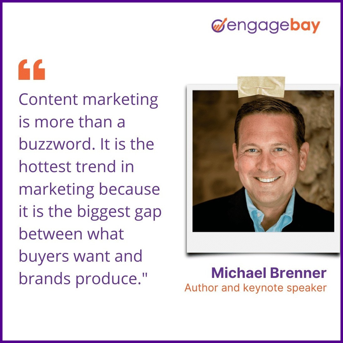content marketing quotes by Michael Brenner