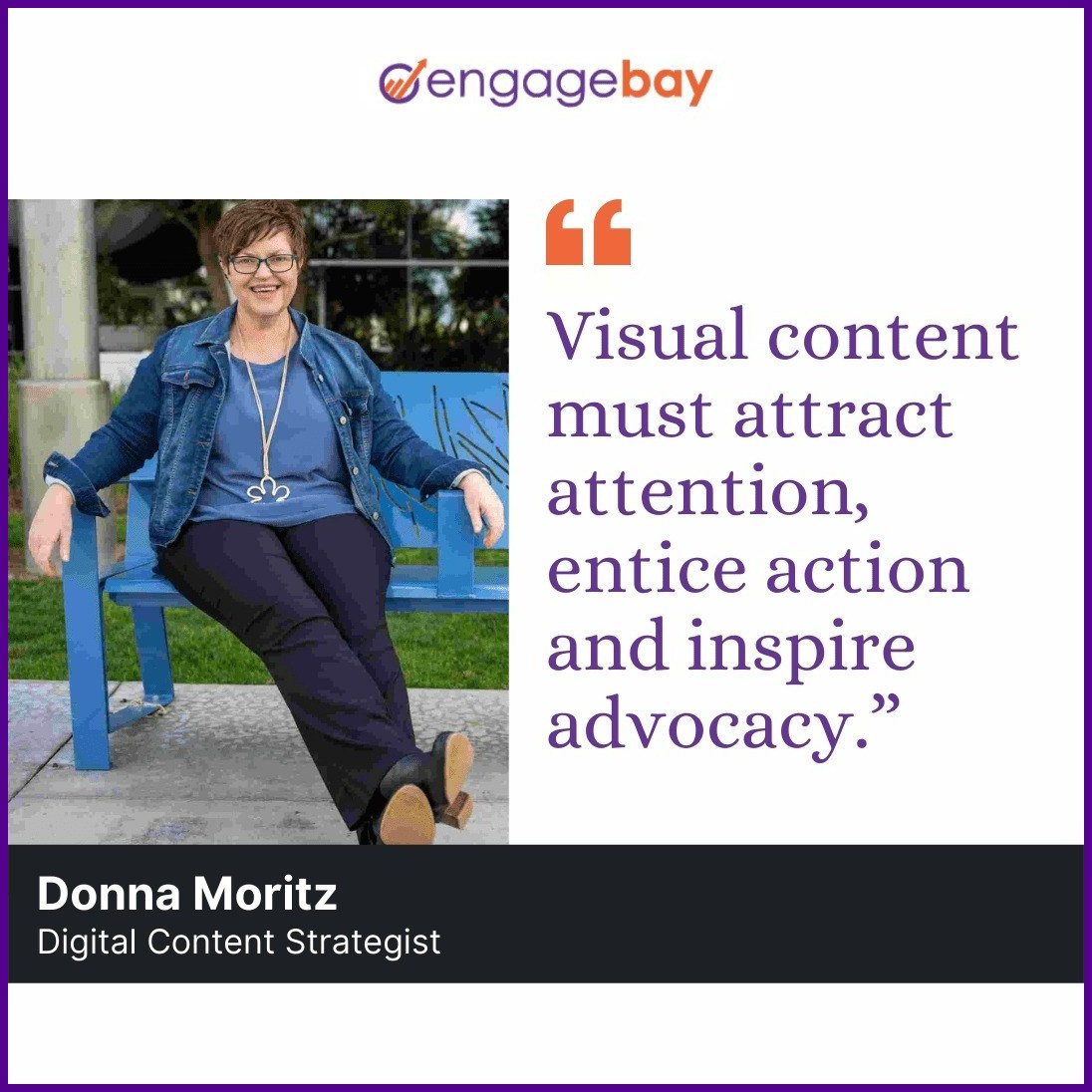 content marketing quotes by Dona Moritz