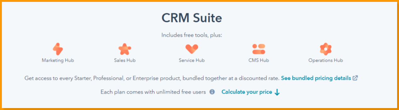 HubSpot CRM suite tools