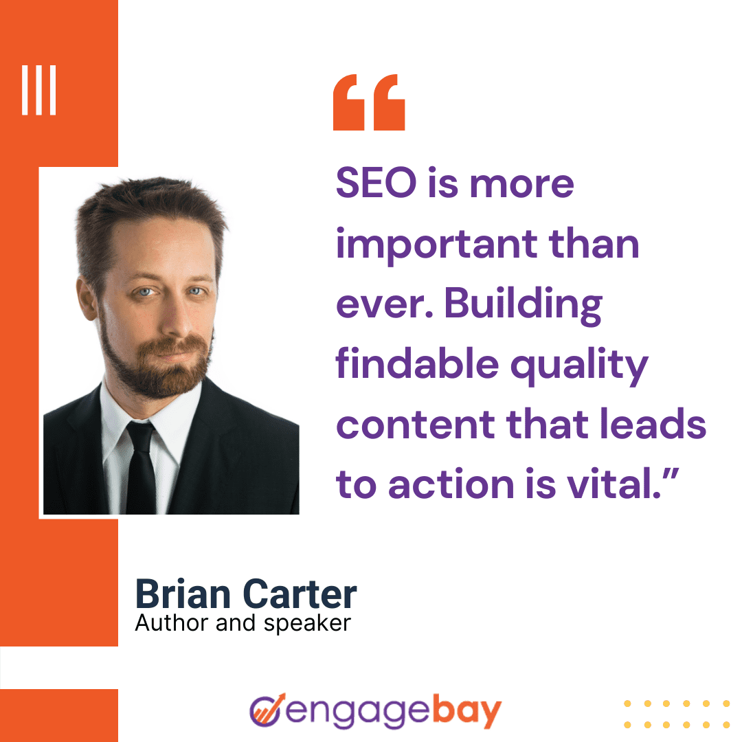 SEO quotes by Brian Carter