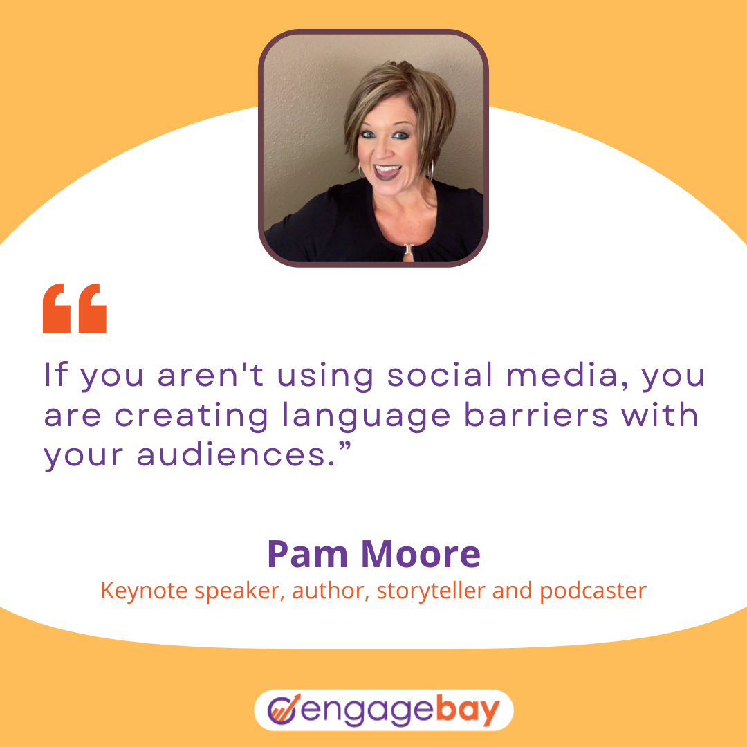 social media marketing quotes by Pam Moore