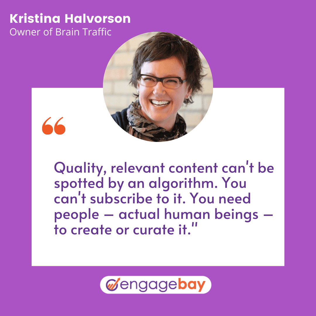 SEO quotes by Kristina Halvorson