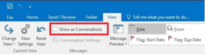 Email threads on Outlook Desktop