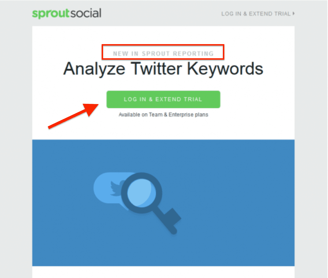 Sprout Social – b2b email marketing template