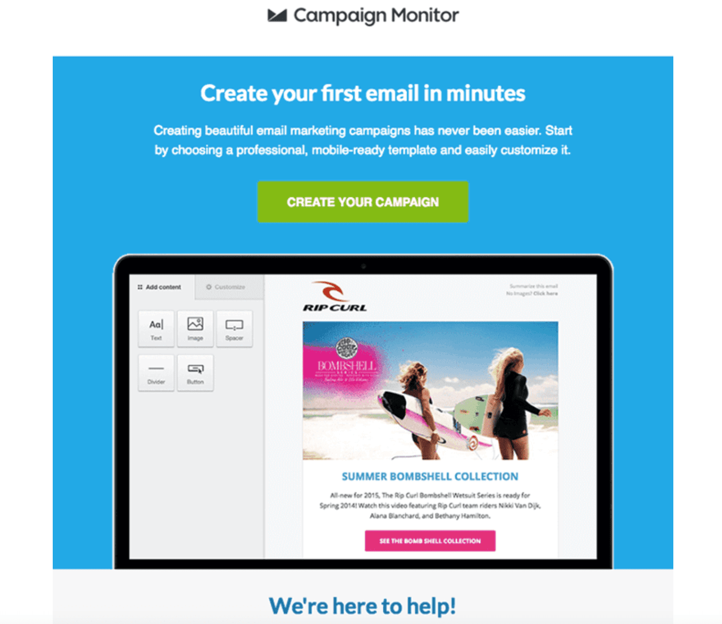 Campaign Monitor - B2B marketing email