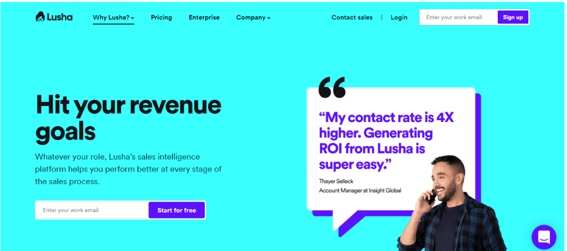 Lusha - B2B sales intelligence platform