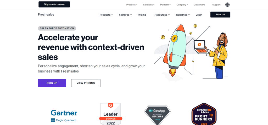 HubSpot Alternatives -- Freshworks