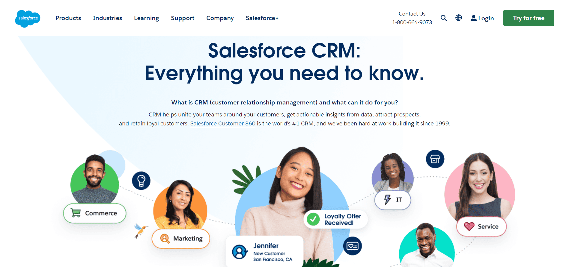 Best free CRM for coaching businesses: Salesforce CRM