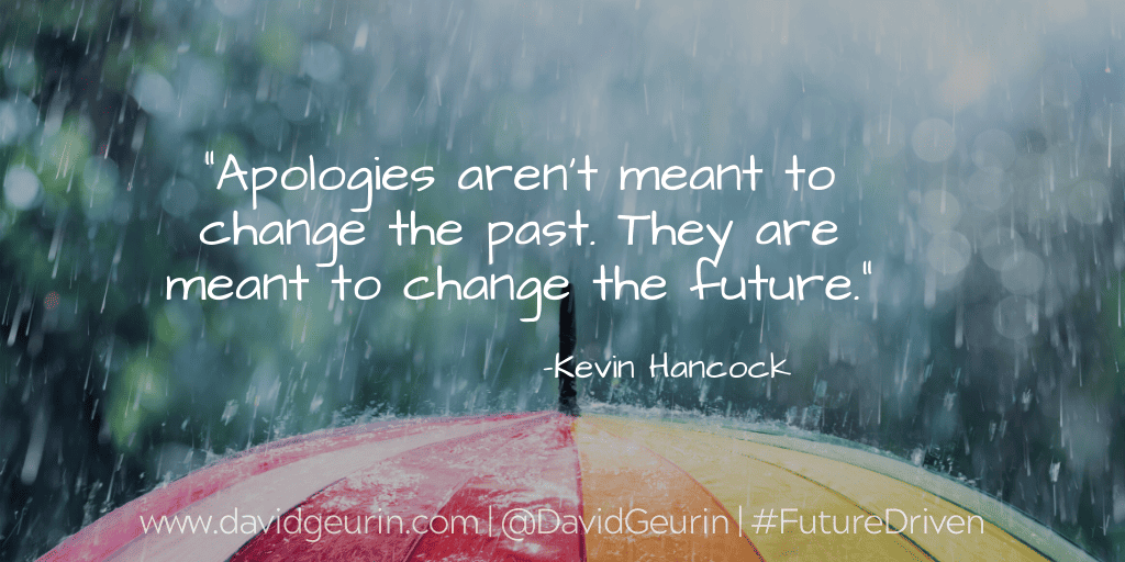 Kevin Hancock quote on apologies
