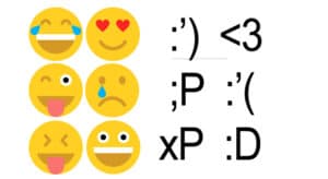 Emojis vs emoticons