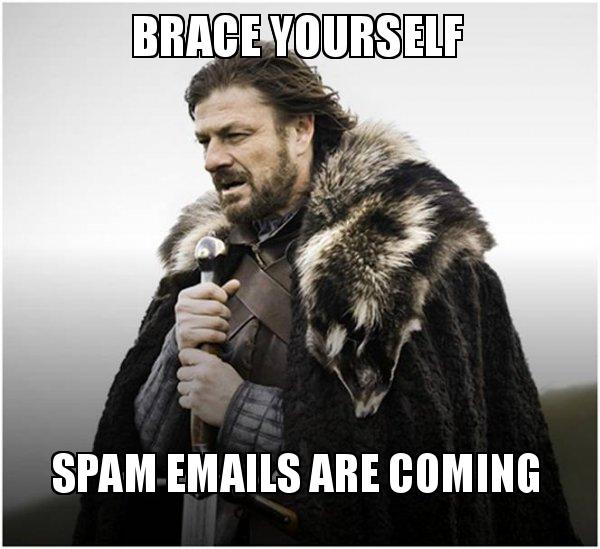 Email meme -- spam email