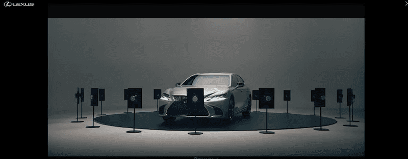 Lexus banner ad