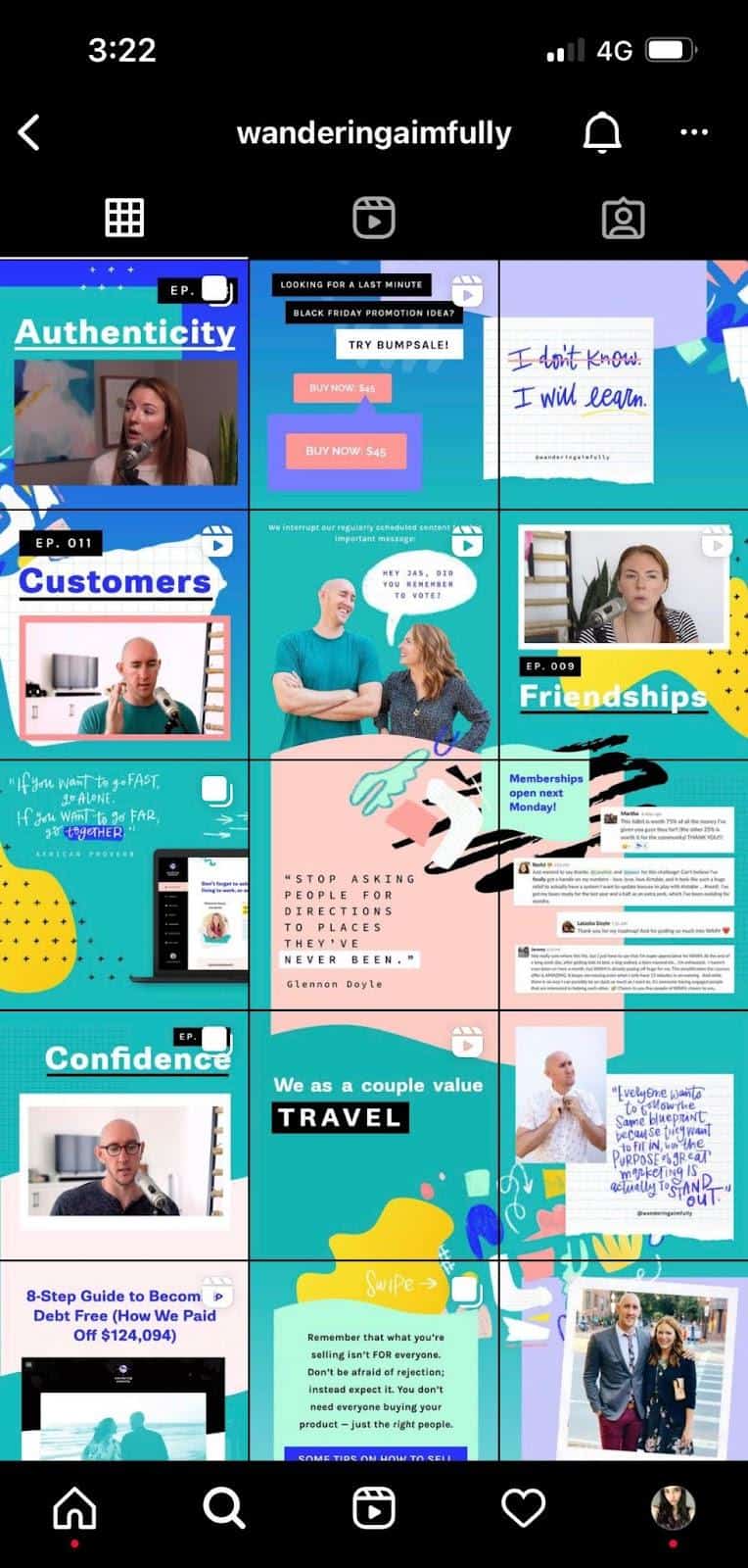 Instagram feed ideas